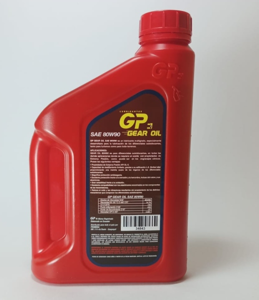 ACEITE «GP» 80W90 CUARTO GEAR OIL SAE GL5 – Distripartes LM