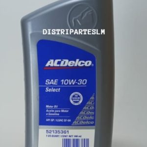 ACEITE ACDELCO 5W30 CUARTO SINTÉTICO