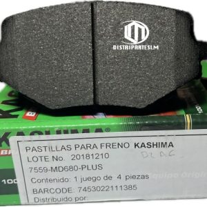(11580) (7559 MD680 PLUS) PASTILLA FRENO PLUS KASHIMA . CHEVROLET GRAN VITARA 5 PUERTAS