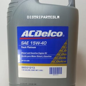 ACEITE ACDELCO 15W40 GALÓN SEMISINTÉTICO