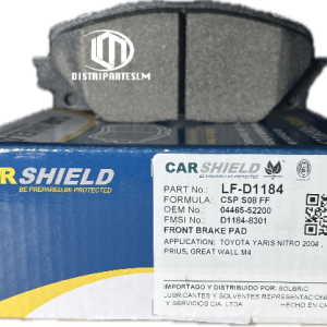LF-D1184 PASTILLAS DE FRENO CARSHIELD TOYOTA YARIS NITRO 2004 PRIUS GREAT WALL M4