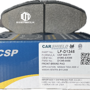 LF-D1345 PASTILLA DE FRENO CARSHIELD NISSAN TIIDA 2006 NISSAN SENTRA B15