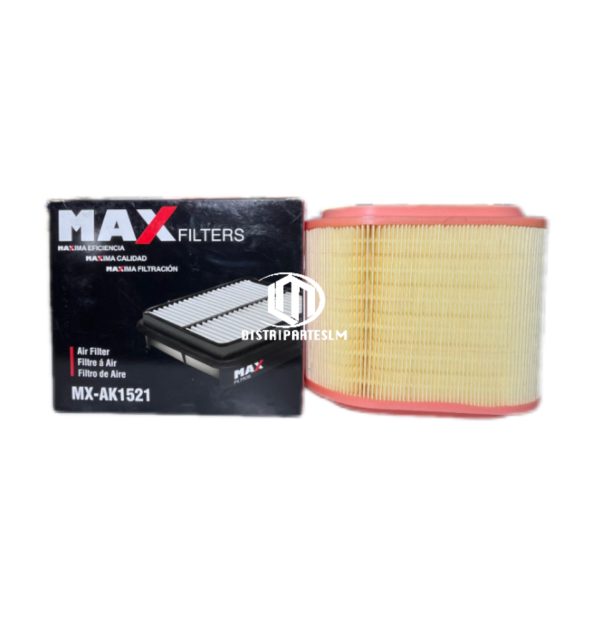 ((34408) MAX MXAK1521) MK-9551 FILTRO PARA AIRE . HYUNDAI H1. 2.4 DIESEL. 28130-4A001 (CILINDRICO OVALADO)