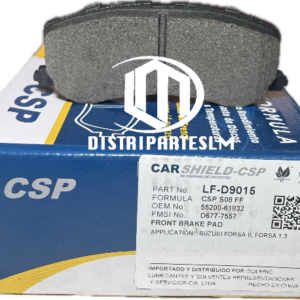 LF-D9015 PASTILLA DE FRENO CARSHIELD SUZUKI FORSA II FORSA 1.3