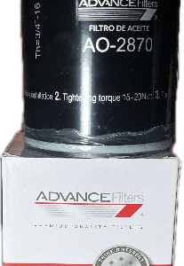 OTR-AO-2870 FILTRO DE ACEITE VOLKSWAGEN GOL GOLF JETTA PASSA POLO VENTO AUDI (DOBLE VALVULA)