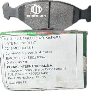 PASTILLA DE FRENO 7242 MD350-PLUS