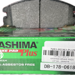 (11583) (7253 MD363) PASTILLA FRENO PLUS KASHIMA  CHEVROLETUV 2. L3.CHEVROLET TROOPER 2.3. CHEV RODEO