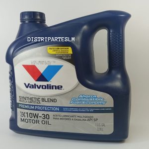 ACEITE MOTOR VALVOLINE 10W30 GALON ASI SP BLEND POWER PREMIUM PROTECTION